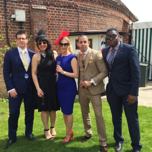 Team Red Cow At York Races